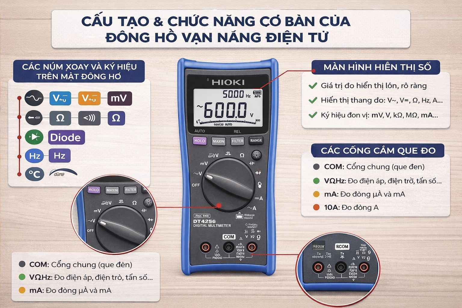 Cách Sử Dụng Đồng Hồ Vạn Năng Điện Tử Đúng Cách, An Toàn & Dễ Hiểu Nhất 12 Cách sử dụng đồng hồ vạn năng điện tử