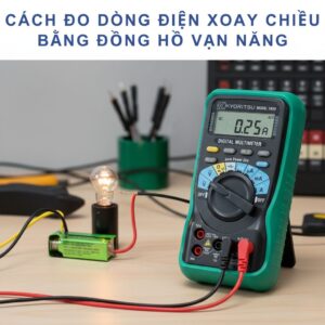 Đo Dòng Điện Xoay Chiều Bằng Đồng Hồ Vạn Năng Chi Tiết 4 Đo dòng điện xoay chiều bằng đồng hồ vạn năng
