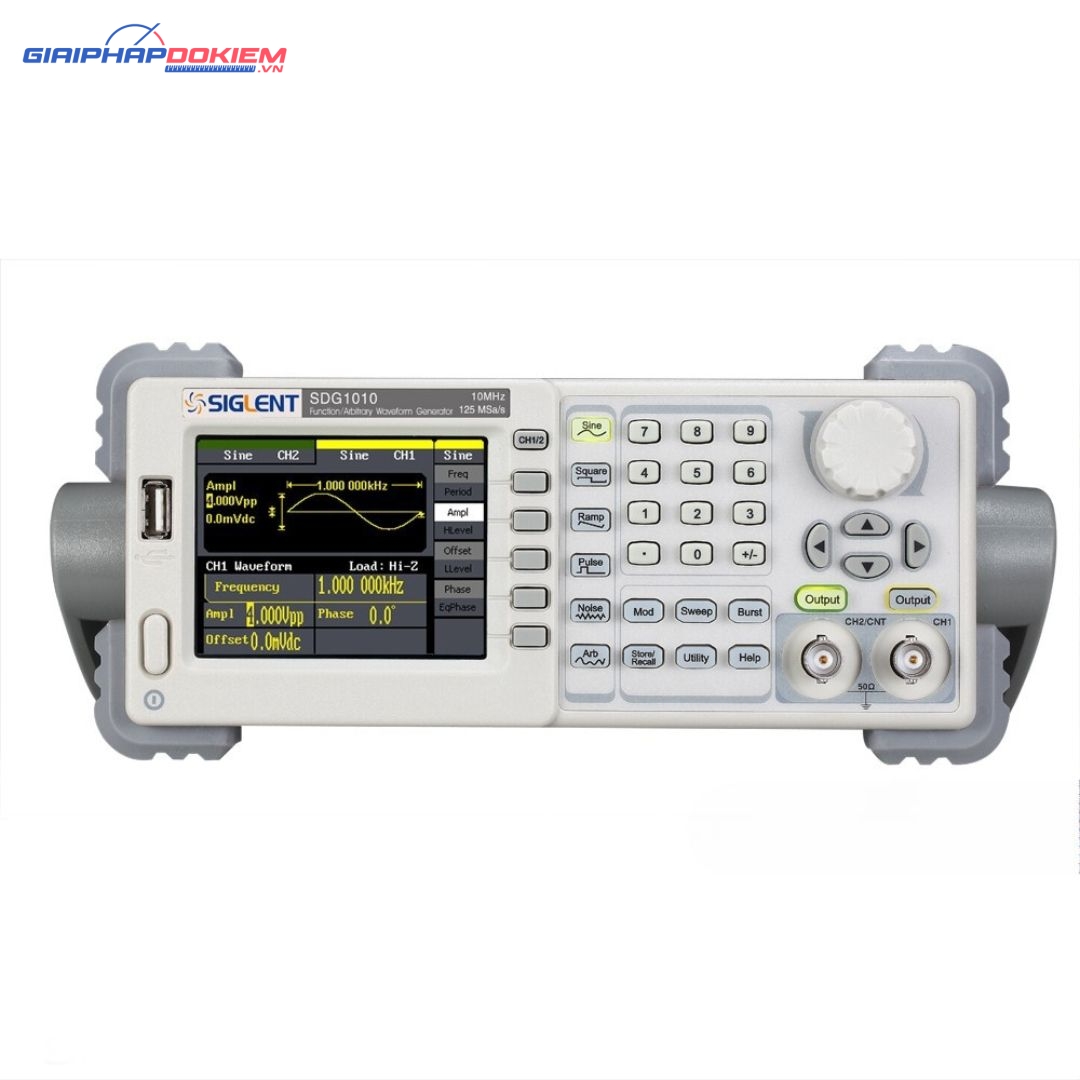 Máy phát xung hàm Siglent SDG1025 25Mhz 2 CH 3 Máy phát xung hàm Siglent SDG1025