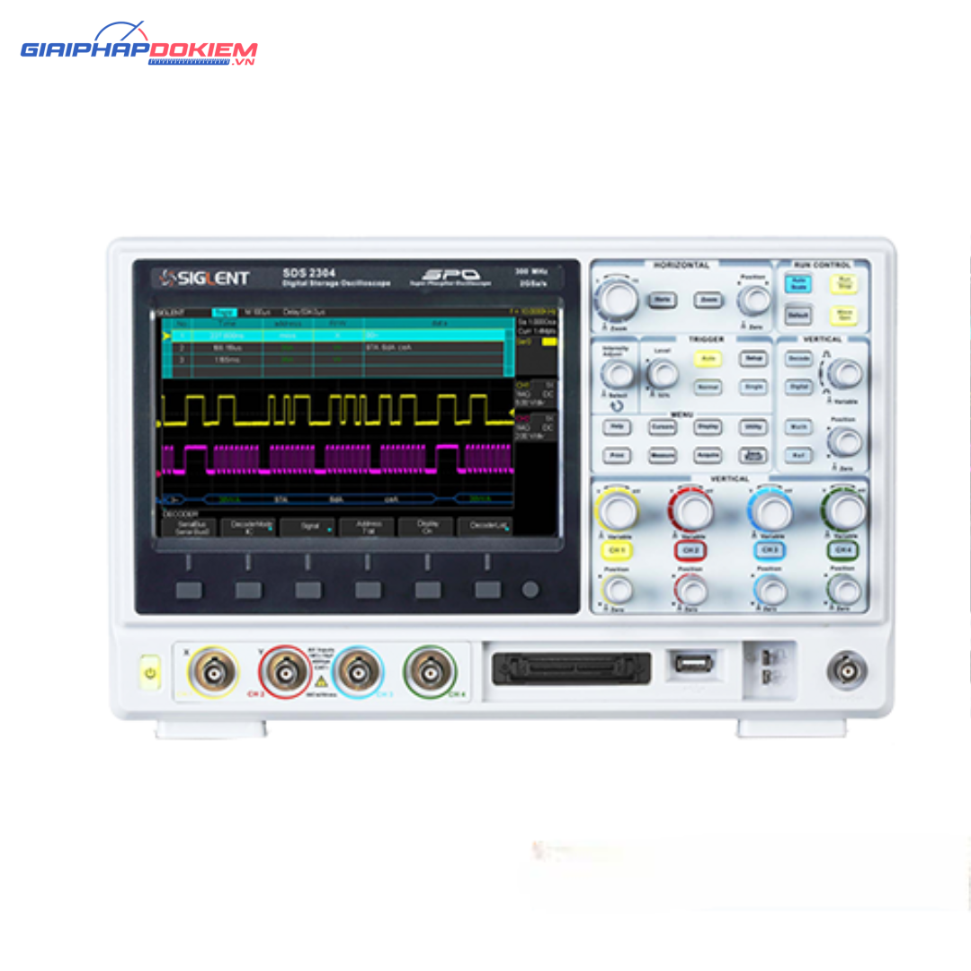 Máy hiện sóng, Oscilloscope Siglent SDS2074 70 MHz, 4 CH 2 Máy hiện sóng, Oscilloscope Siglent SDS2074