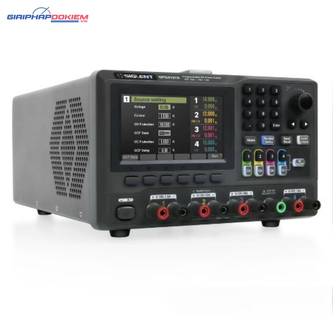 Bộ nguồn lập trình DC Siglent SPD4306X 4CH 5 Bộ nguồn lập trình DC Siglent SPD4306X 4CH - Ảnh 2