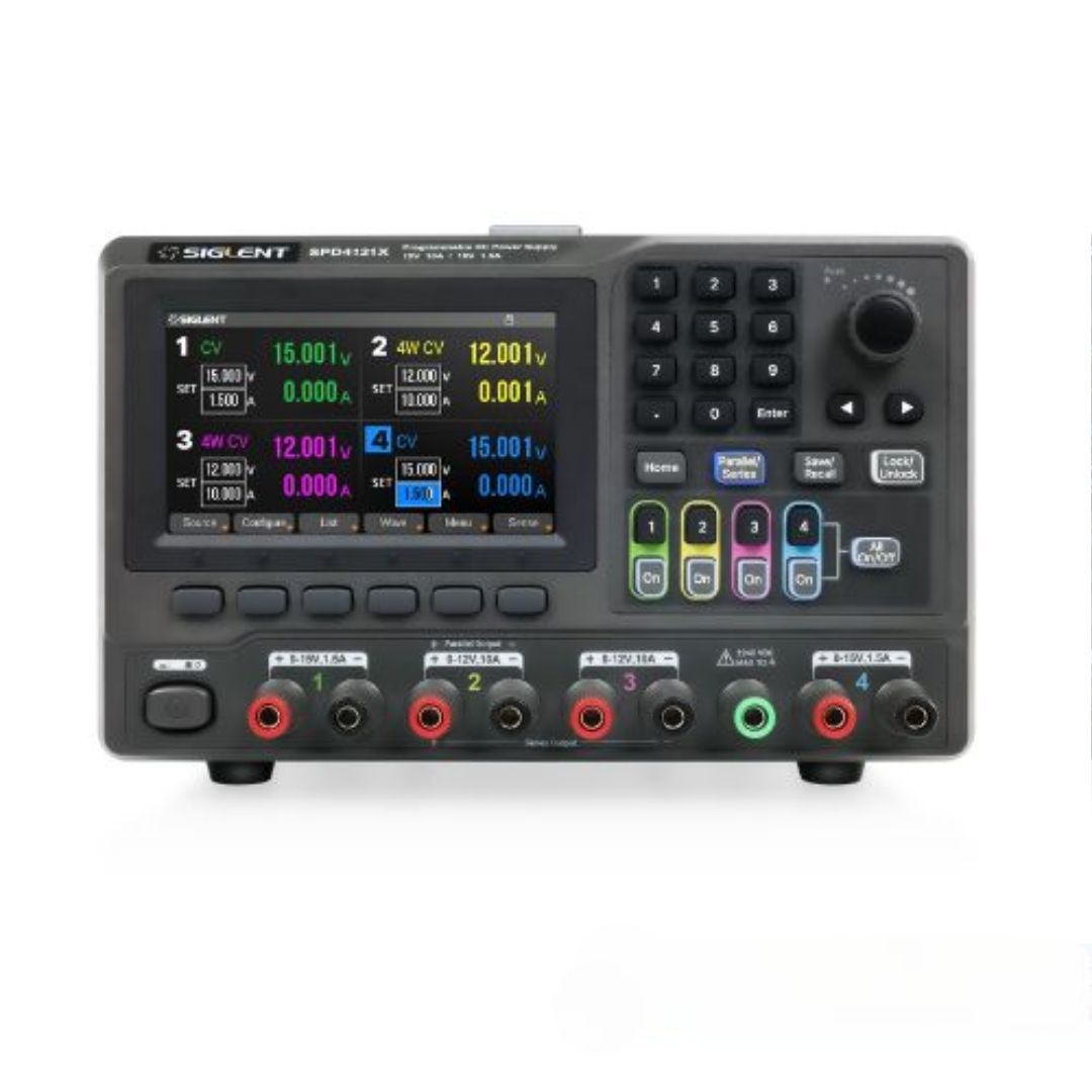 Bộ nguồn lập trình DC Siglent SPD4306X 4CH 4 Bộ nguồn lập trình DC Siglent SPD4306X