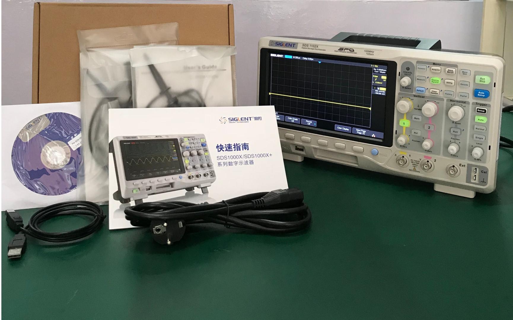 Máy hiện sóng Oscilloscope Siglent SDS1202X 200Mhz, 2 CH 6 Máy hiện sóng Oscilloscope Siglent SDS1202X 200Mhz, 2 CH - Ảnh 3