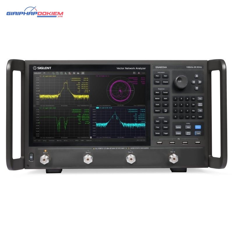 Máy phân tích mạng vector Siglent SNA6034A 5 Máy phân tích mạng vector Siglent SNA6034A