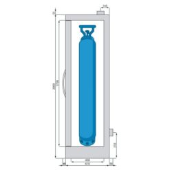 Tủ cao an toàn chống cháy 2 cửa Ecosafe 7635BG 7 giaiphapdokiem vn 439