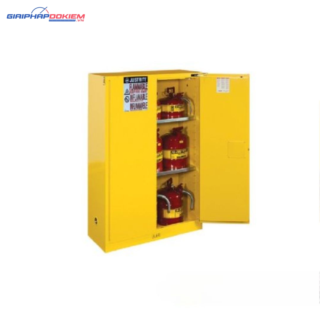 Tủ cao an toàn 2 cửa cho sản phẩm dễ cháy Ecosafe SC45 4 Tủ cao an toàn 2 cửa cho sản phẩm dễ cháy Ecosafe SC45
