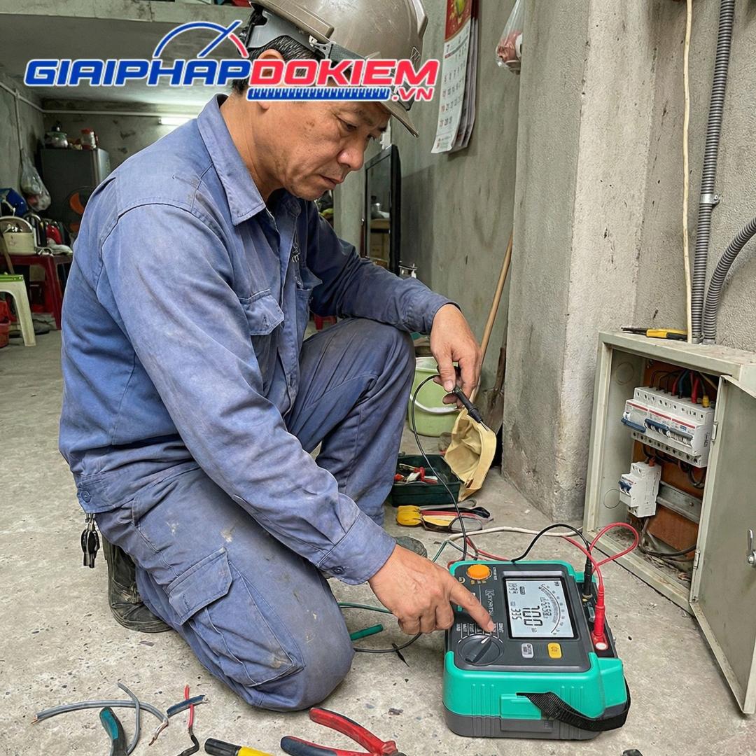 Thiết bị đo điện trở cách điện Kyoritsu dân dụng, công nghiệp nhẹ