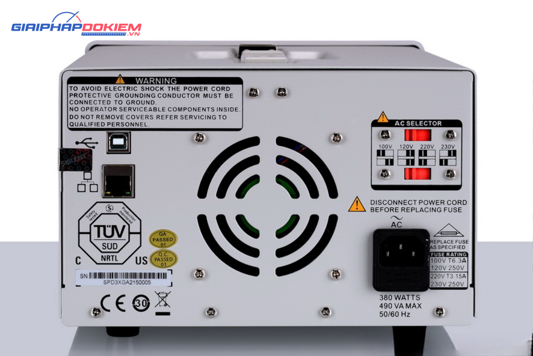 Nguồn một chiều (DC) Siglent SPD3303X 3CH/32V/3A 4 Nguồn một chiều (DC) Siglent SPD3303X 3CH/32V/3A - Ảnh 2