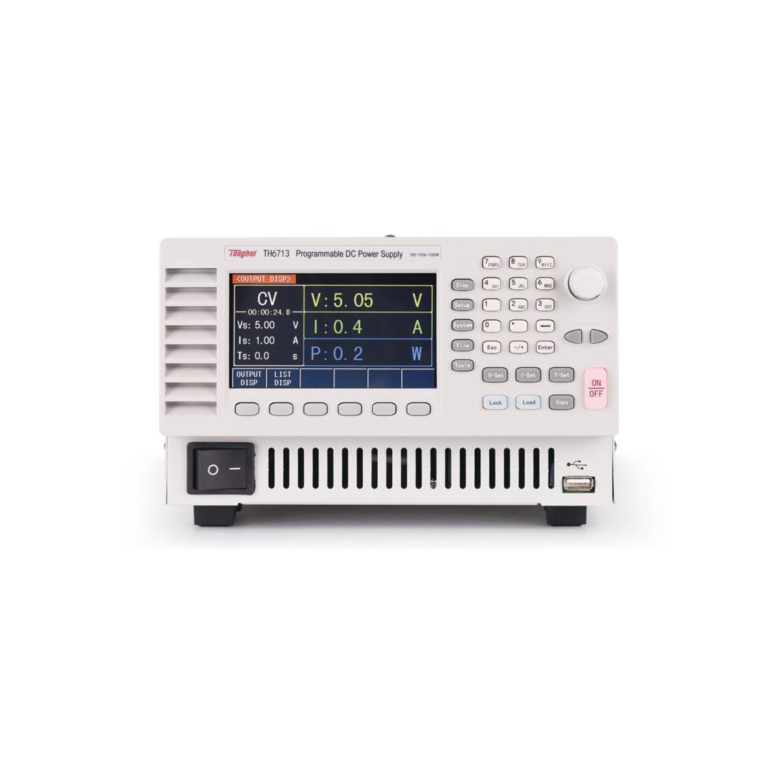 Máy cấp nguồn DC lập trình Tonghui TH6713 4 Máy cấp nguồn DC lập trình Tonghui TH6713