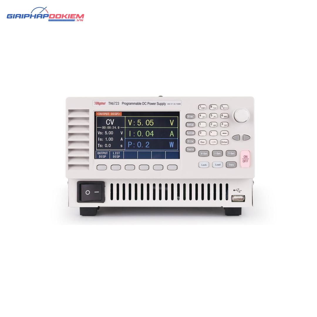 Máy cấp nguồn DC lập trình Tonghui TH6723 3 Máy cấp nguồn DC lập trình Tonghui TH6723