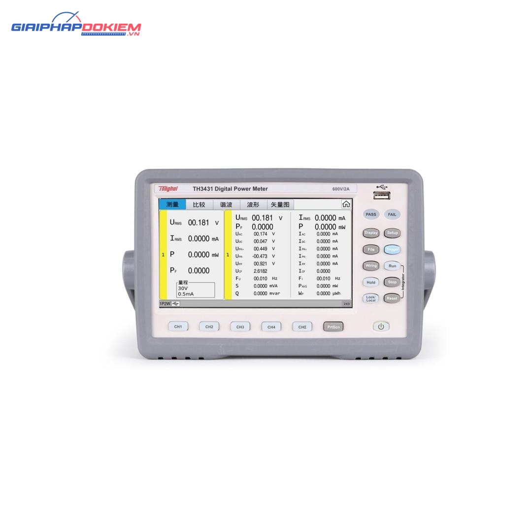 Máy đo công suất Tonghui TH3431 4 Máy đo công suất Tonghui TH3431