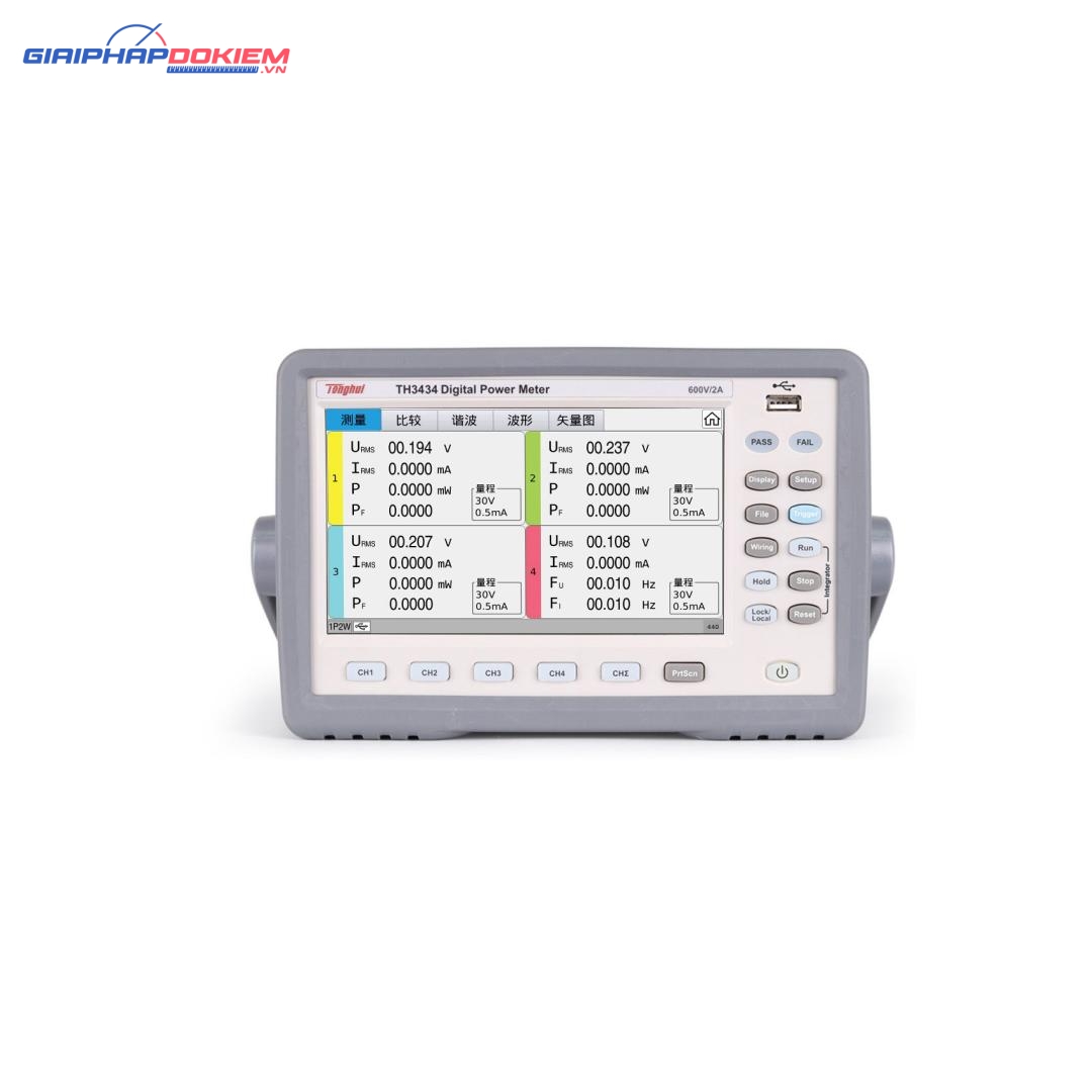 Máy đo công suất Tonghui TH3434 4 Máy đo công suất Tonghui TH3434