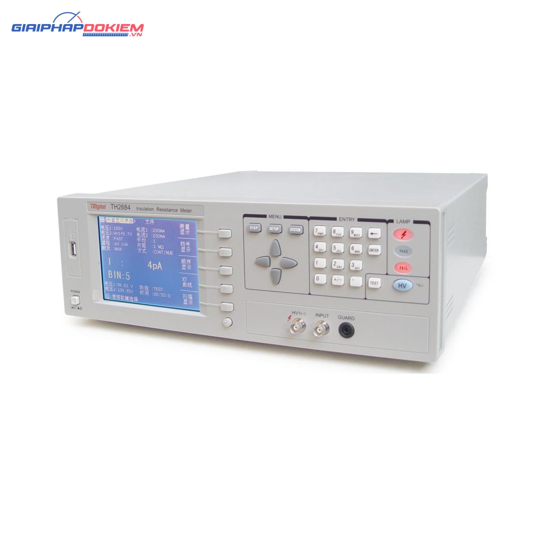 Máy đo điện trở cách điện TongHui TH2684 10kΩ - 50TΩ 5 Máy đo điện trở cách điện TongHui TH2684 10kΩ - 50TΩ - Ảnh 2