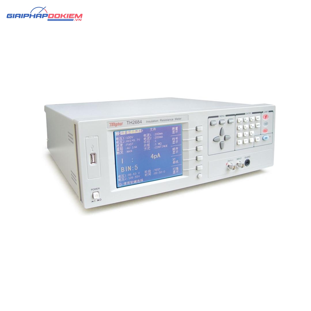Máy đo điện trở cách điện TongHui TH2684 10kΩ - 50TΩ 6 Máy đo điện trở cách điện TongHui TH2684 10kΩ - 50TΩ - Ảnh 3