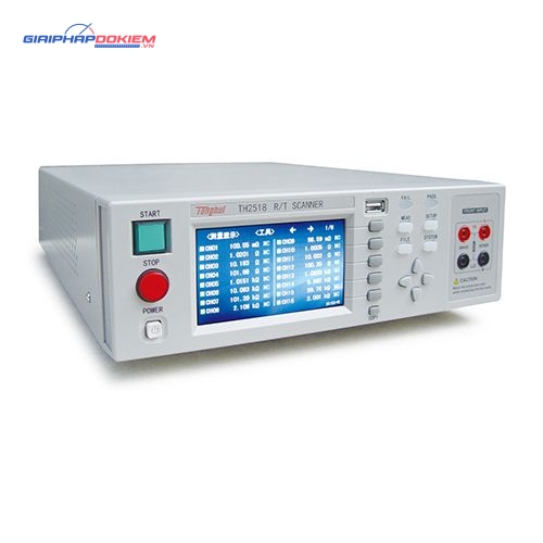 Máy đo điện trở DC và quét nhiệt độ TongHui TH2518 3 Máy đo điện trở DC và quét nhiệt độ TongHui TH2518