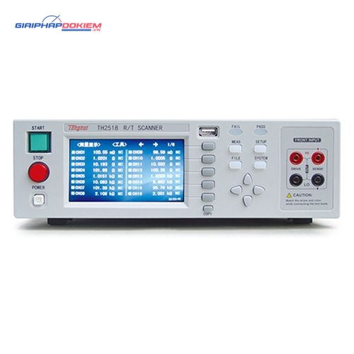 Máy đo điện trở DC và quét nhiệt độ TongHui TH2518 4 Máy đo điện trở DC và quét nhiệt độ TongHui TH2518 - Ảnh 2