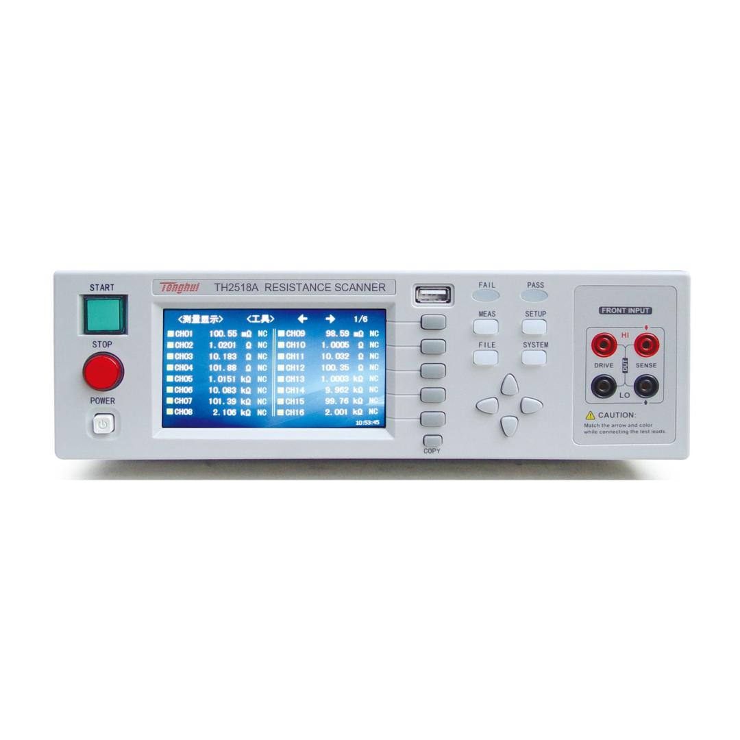 Máy đo nhiệt độ và điện trở DC Tonghui TH2518A 4 Máy đo nhiệt độ và điện trở DC Tonghui TH2518A