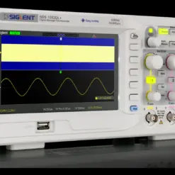 may hien song oscilloscope siglent sds1052dl 50mhz 2 ch sds1000dl 2 0hiu