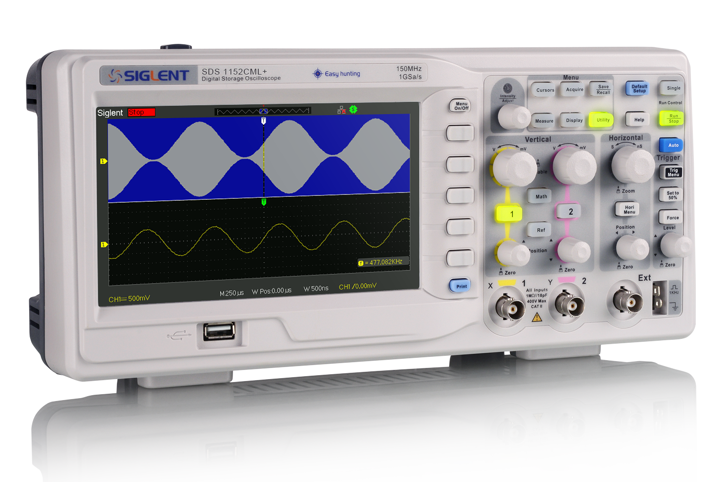 Máy hiện sóng, Oscilloscope Siglent SDS1072CML+, 70 MHz, 2 CH 5 Máy hiện sóng, Oscilloscope Siglent SDS1072CML+, 70 MHz, 2 CH - Ảnh 3