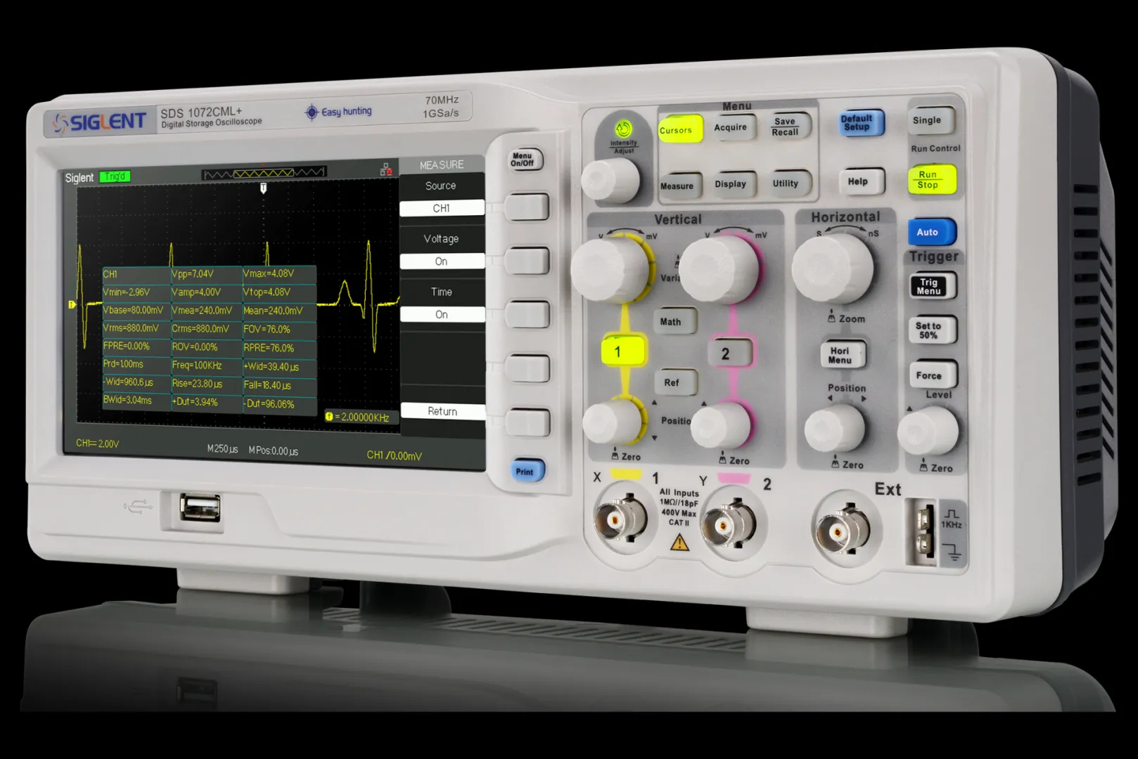 Máy hiện sóng, Oscilloscope Siglent SDS1072CML+, 70 MHz, 2 CH 4 Máy hiện sóng, Oscilloscope Siglent SDS1072CML+, 70 MHz, 2 CH - Ảnh 2