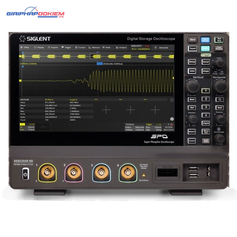 Máy hiện sóng số Siglent SDS2354X HD 4 Máy hiện sóng số Siglent SDS2354X HD
