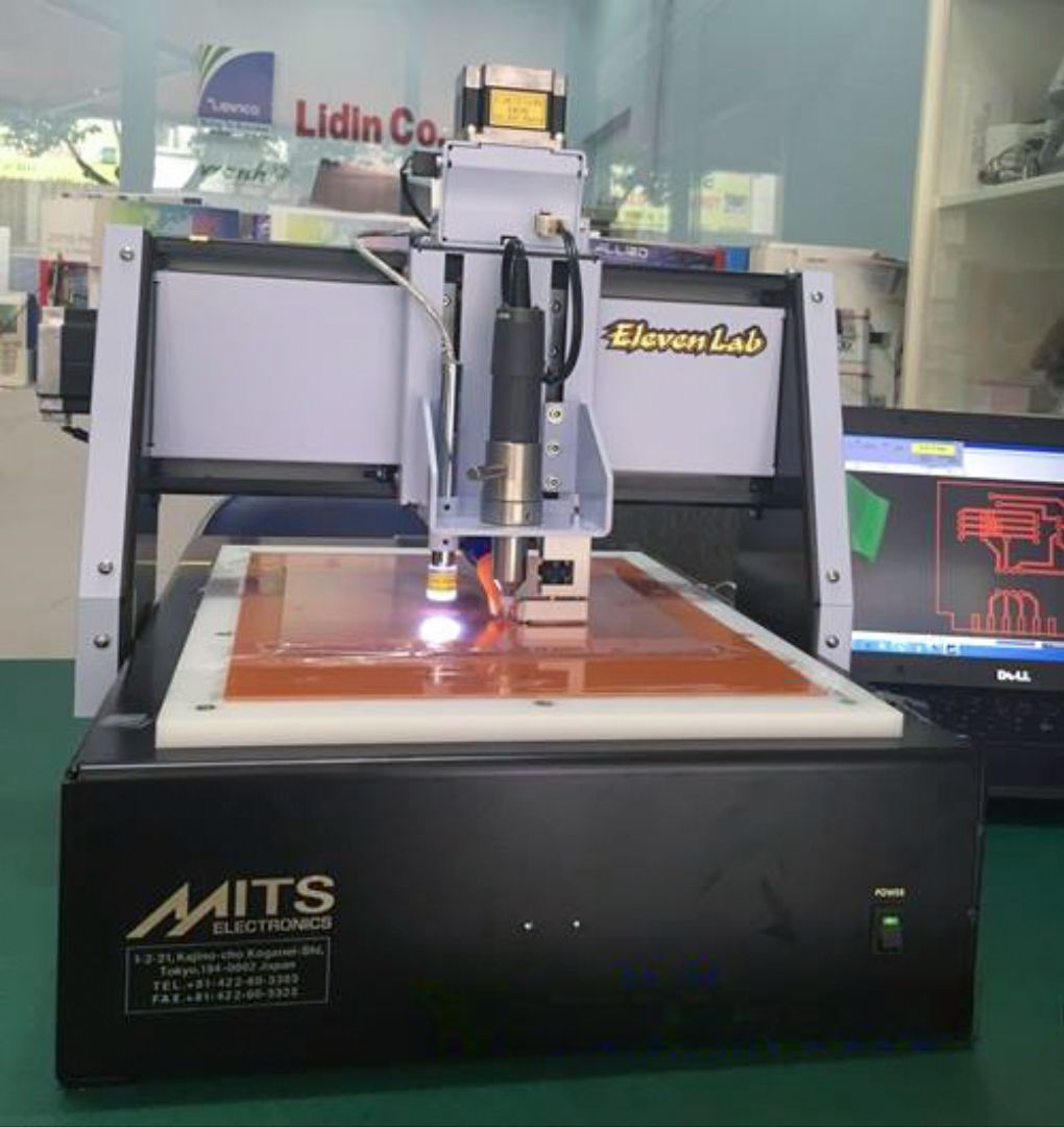 Máy Khoan Cắt Board Mạch Mits Eleven Lab - PCB Prototyping 4 Máy Khoan Cắt Board Mạch Mits Eleven Lab - PCB Prototyping - Ảnh 2