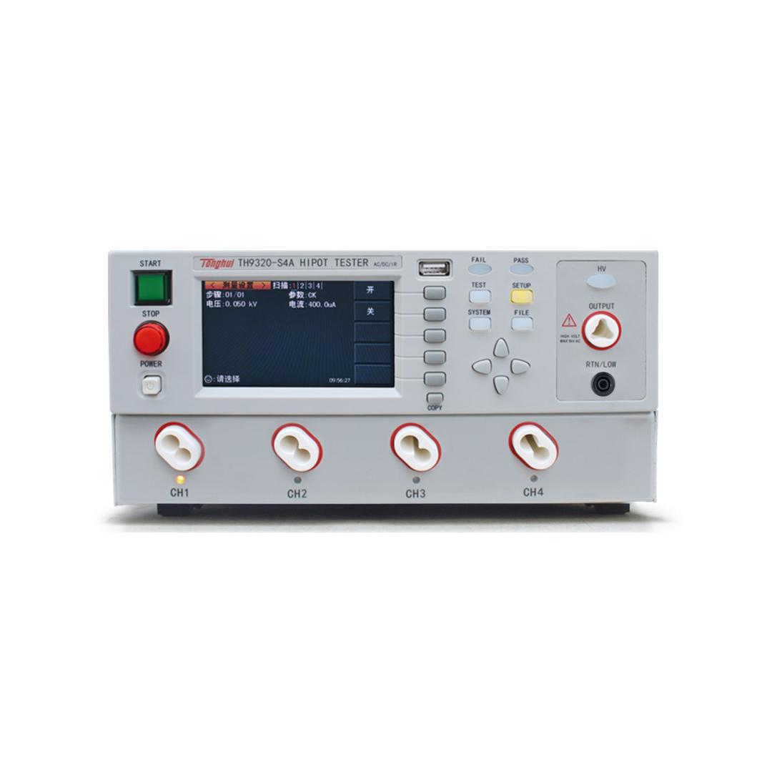 Máy kiểm tra Hi-Pot 4 kênh TongHui TH9320S4A 5kVAC-6kVDC 4 Máy kiểm tra Hi-Pot 4 kênh TongHui TH9320S4A 5kVAC-6kVDC