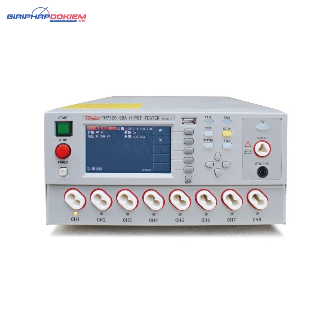 Máy kiểm tra Hi-Pot đa kênh TongHui TH9320S8A 5kVAC-6kVDC 5 Máy kiểm tra Hi-Pot đa kênh TongHui TH9320S8A 5kVAC-6kVDC - Ảnh 2
