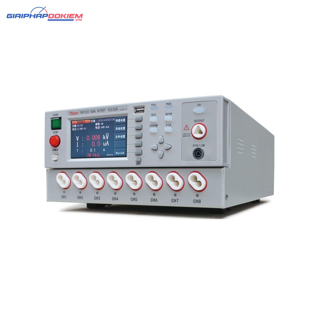 Máy kiểm tra Hi-Pot đa kênh TongHui TH9320S8A 5kVAC-6kVDC 6 Máy kiểm tra Hi-Pot đa kênh TongHui TH9320S8A 5kVAC-6kVDC - Ảnh 3