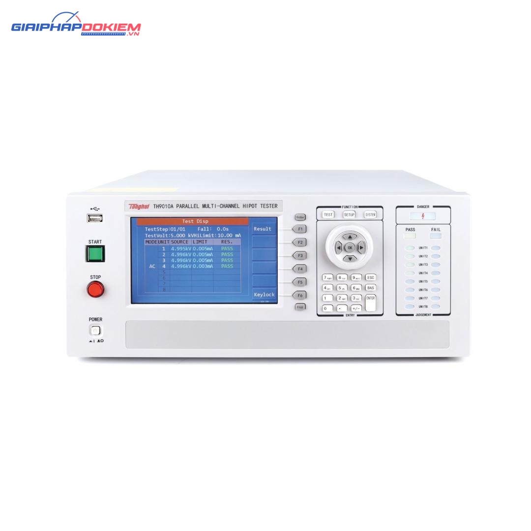 Máy kiểm tra Hipot TongHui TH9010A 6 Máy kiểm tra Hipot TongHui TH9010A - Ảnh 3