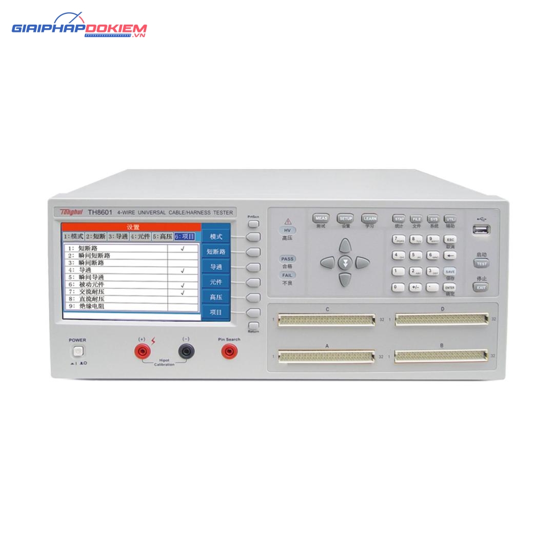 Máy kiểm tra khả năng chịu đựng dây cáp TongHui TH8601 5 Máy kiểm tra khả năng chịu đựng dây cáp TongHui TH8601 - Ảnh 2