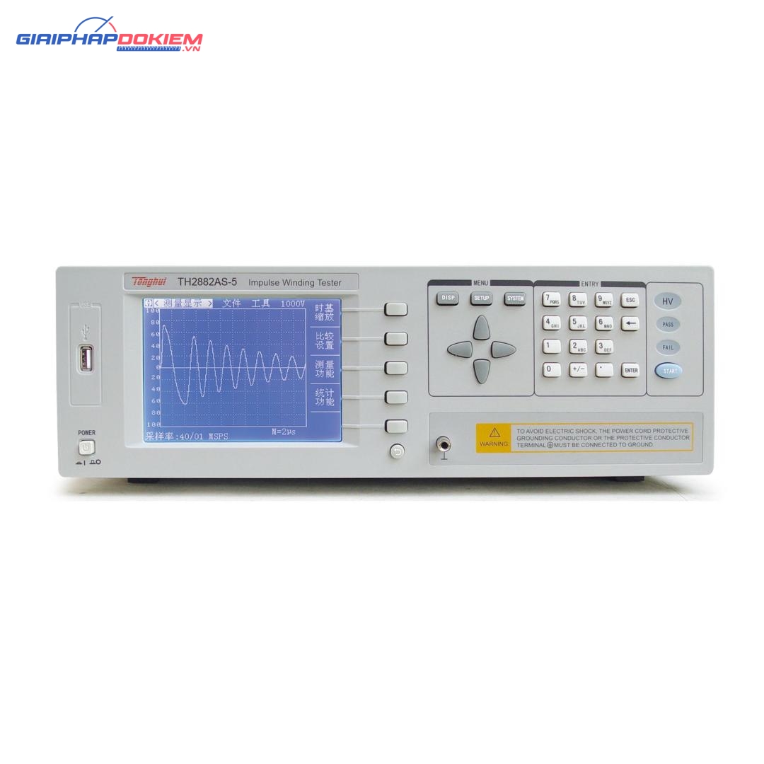 Máy kiểm tra xung cuộn dây TongHui TH2882AS-5 4 Máy kiểm tra xung cuộn dây TongHui TH2882AS-5
