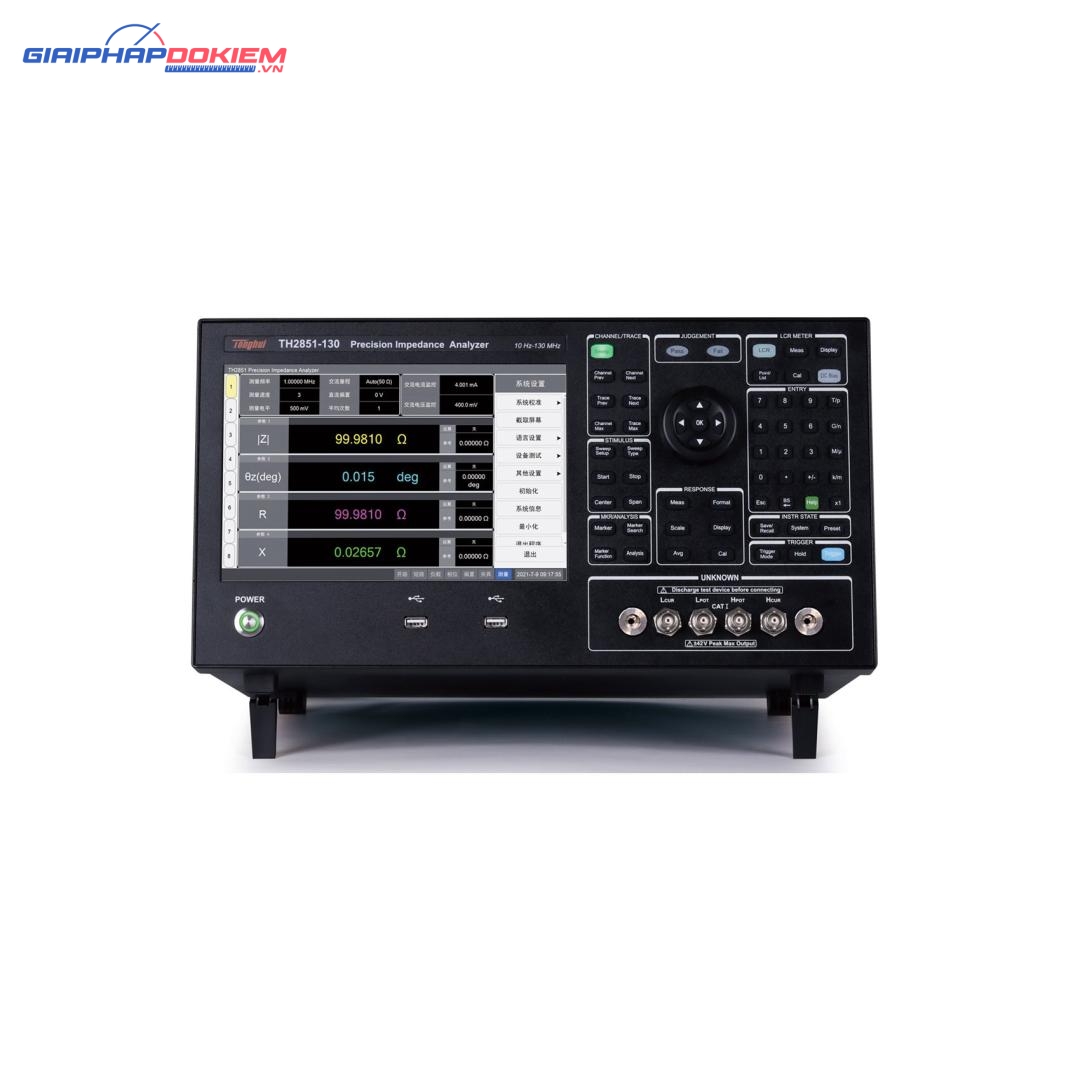Máy phân tích trở kháng Tonghui TH2851-030 6 Máy phân tích trở kháng Tonghui TH2851-030 - Ảnh 3
