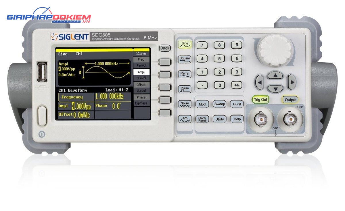 Máy phát xung hàm Siglent SDG805 5MHz 1 CH 6 Máy phát xung hàm Siglent SDG805 5MHz 1 CH - Ảnh 3