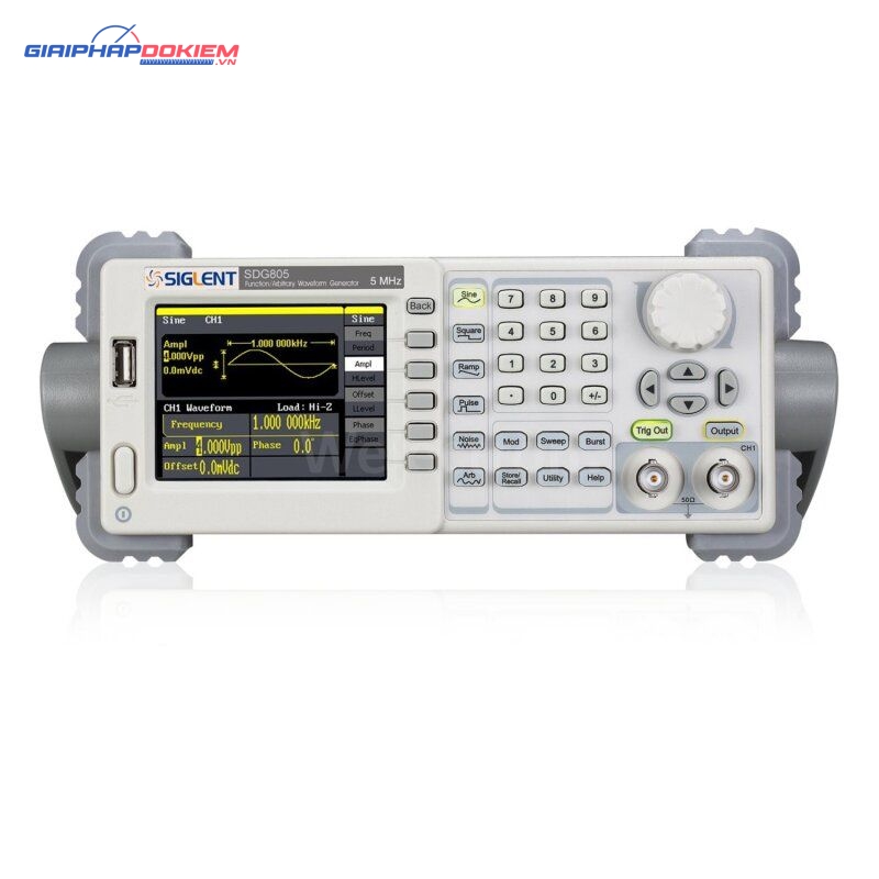 Máy phát xung hàm Siglent SDG805 5MHz 1 CH 4 Máy phát xung hàm Siglent SDG805