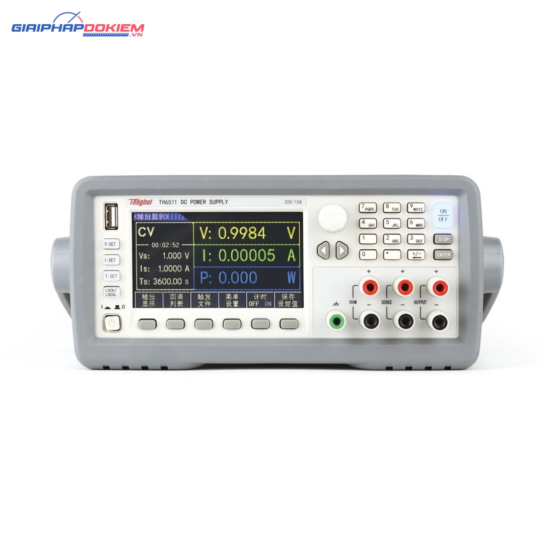 Nguồn DC lập trình tuyến tính TongHui TH6511 4 Nguồn DC lập trình tuyến tính TongHui TH6511