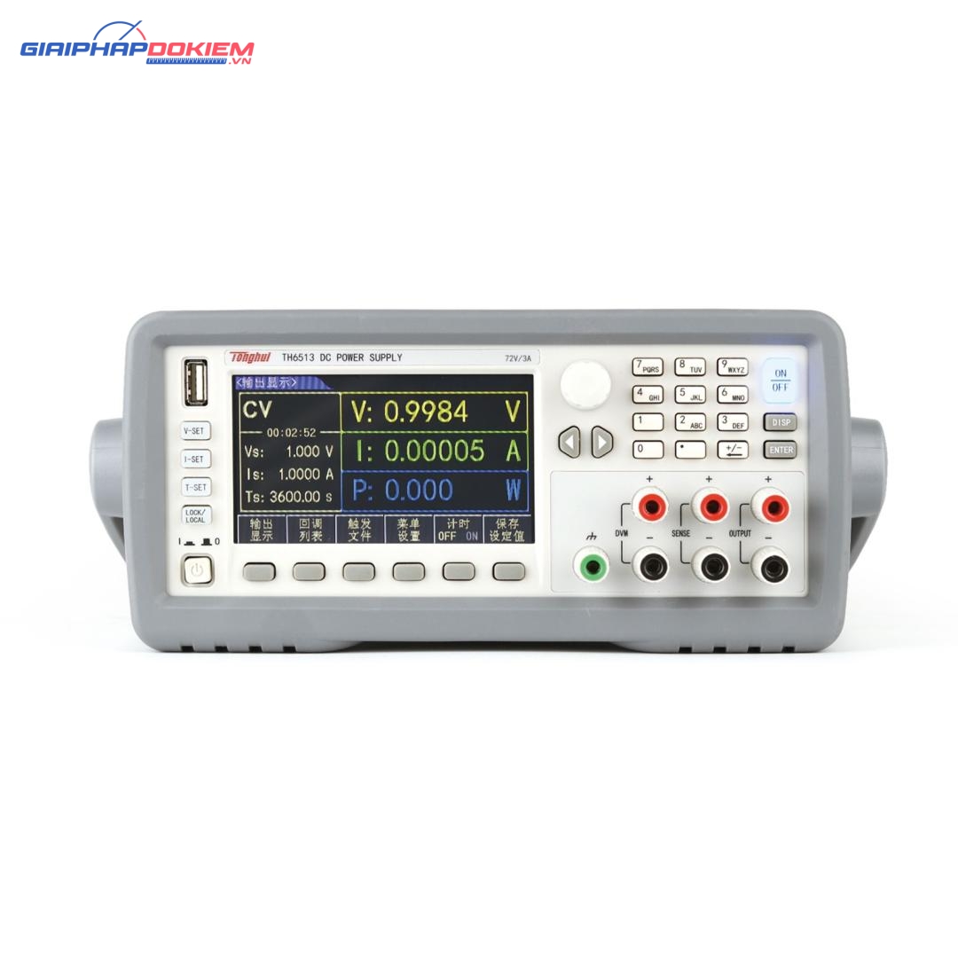Nguồn DC lập trình tuyến tính TongHui TH6513 4 Nguồn DC lập trình tuyến tính TongHui TH6513