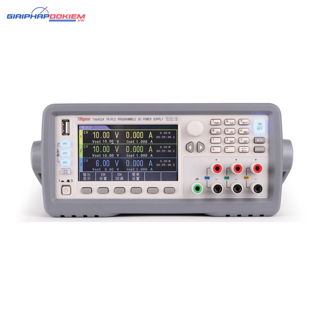 Nguồn điện lập trình tuyến tính ba kênh TongHui TH6402A 4 Nguồn điện lập trình tuyến tính ba kênh TongHui TH6402A