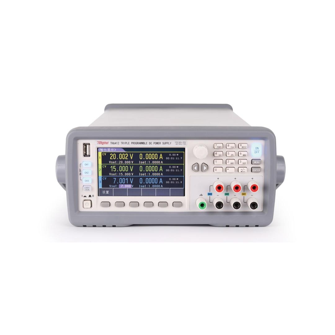 Nguồn điện lập trình tuyến tính ba kênh TongHui TH6412 5 Nguồn điện lập trình tuyến tính ba kênh TongHui TH6412 - Ảnh 2