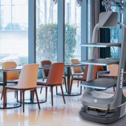 Robot giao đồ ăn tự động Softbank Robotic X1 Pro 11 robot giao do an tu dong softbank robotic x1 pro x1 hospitality 1980 d9du
