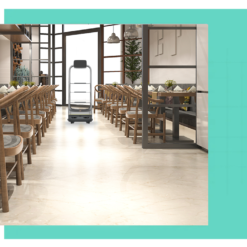 robot giao do an tu dong softbank robotic x1 x1 smooth food service 2a9t