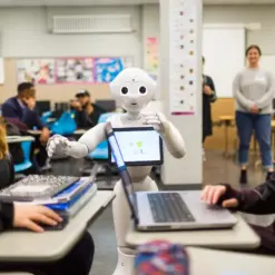 Robot giáo dục Softbank Robotic Pepper 21 robot giao duc softbank robotic pepper pepper school 1 r3ff