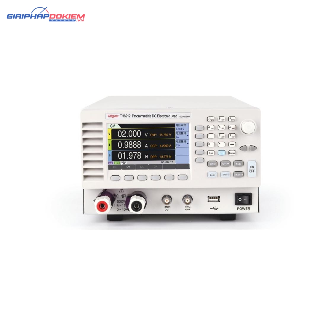 Tải điện tử lập trình DC Tonghui TH8212 (15A-800V) 5 Tải điện tử lập trình DC Tonghui TH8212 (15A-800V) - Ảnh 2