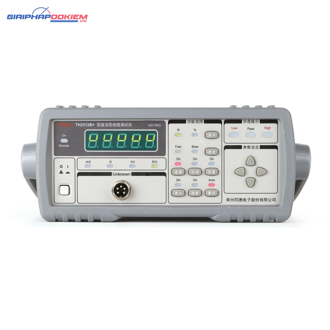 Thiết bị đo điện trở 1 chiều TongHui TH2512B+ 4 Thiết bị đo điện trở 1 chiều TongHui TH2512B+