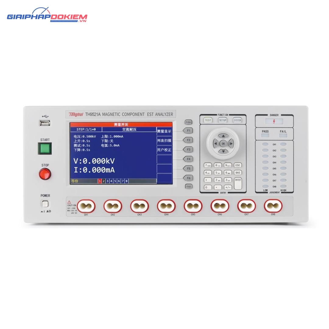 Thiết bị kiểm tra an toàn điện TongHui TH9521A 3 Thiết bị kiểm tra an toàn điện TongHui TH9521A