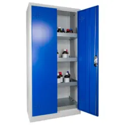 Tủ chống cháy nổ 2 cửa Ecosafe AZ300B 7 tu chong chay no 2 cua ecosafe az300b armoire de securite haute 2 portes bleues az300b iwvu