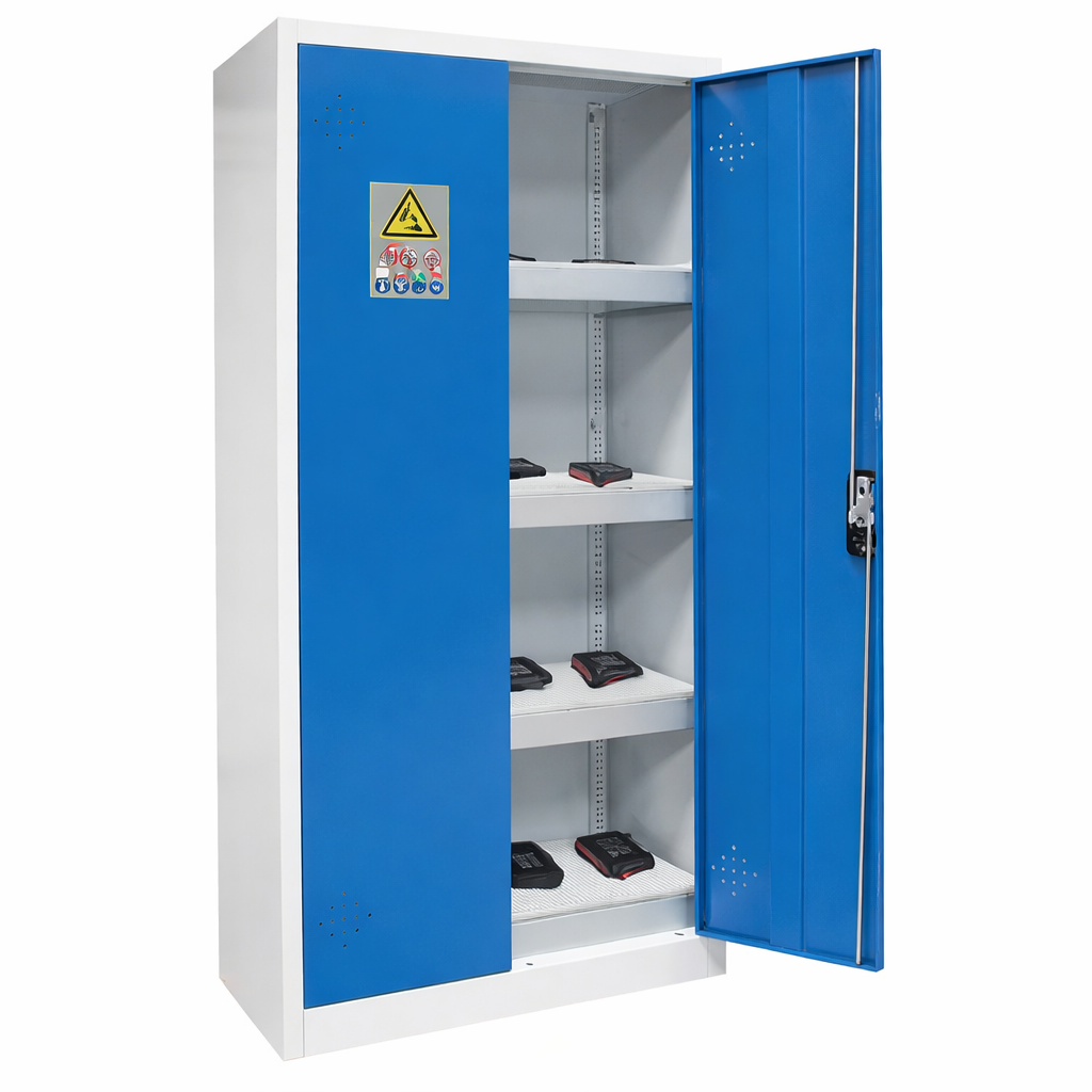 Tủ lưu trữ pin Lithium 2 cửa Ecosafe AZ300BLI 2 Tủ lưu trữ pin Lithium 2 cửa Ecosafe AZ300BLI