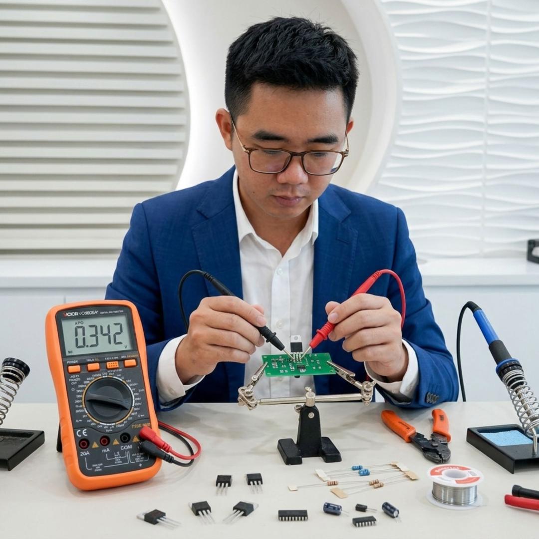 hFE Trên Đồng Hồ Vạn Năng Là Gì? Cách Đo Transistor Chuẩn Xác 6 hFE trên đồng hồ vạn năng
