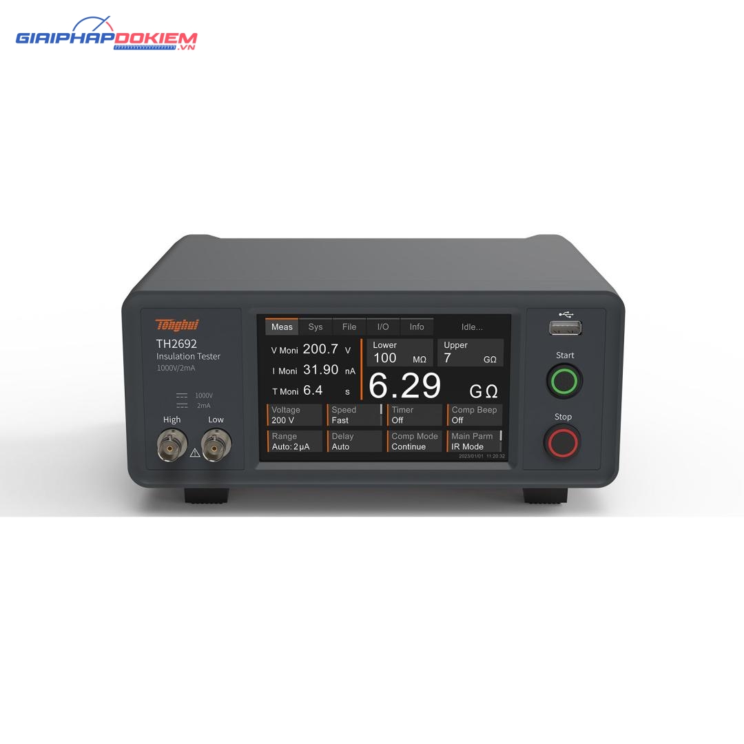 Máy đo điện trở cách điện Tonghui TH2692 4 Máy đo điện trở cách điện Tonghui TH2692