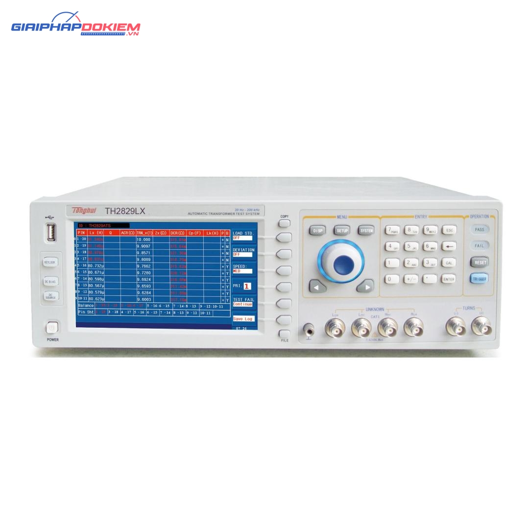 Máy Kiểm Tra Biến Áp Tự Động Tonghui TH2829LX 5 Máy Kiểm Tra Biến Áp Tự Động Tonghui TH2829LX - Ảnh 2